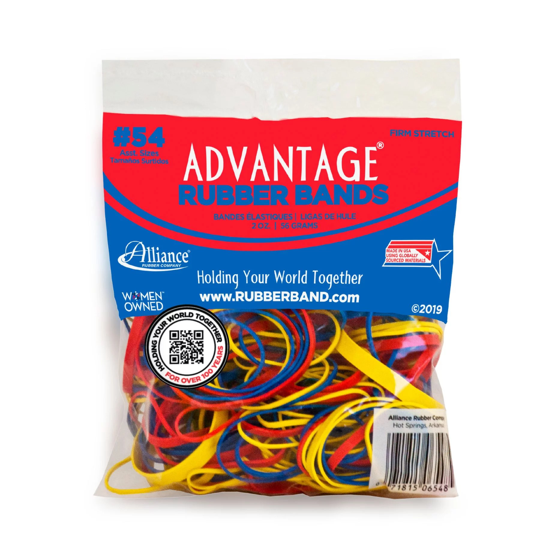 Variety Size and Color Rubber Bands