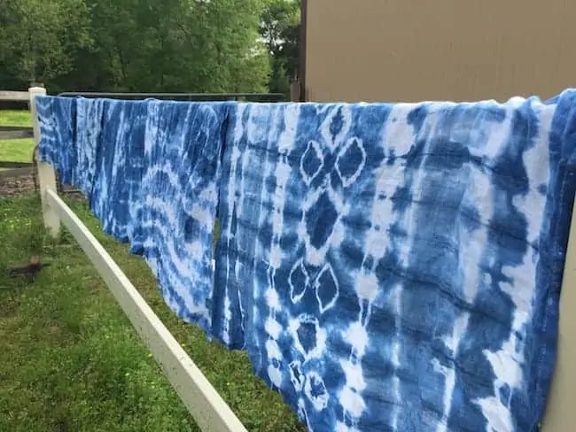 Indigo dyeing in the classroom