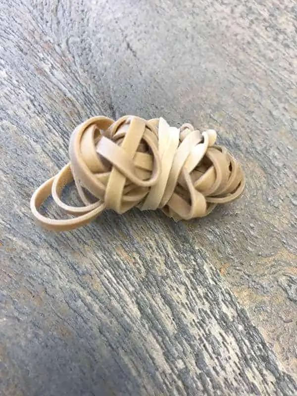 How to make a rubber band ball