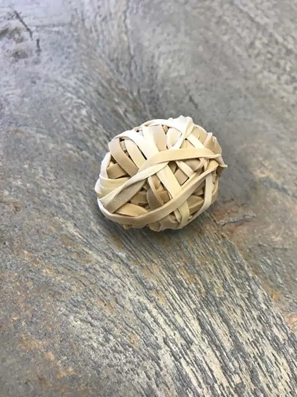 How to make a rubber band ball