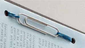 Bind pages with a rubber band