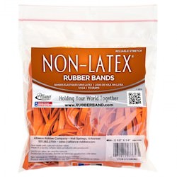 Non-latex rubber bands